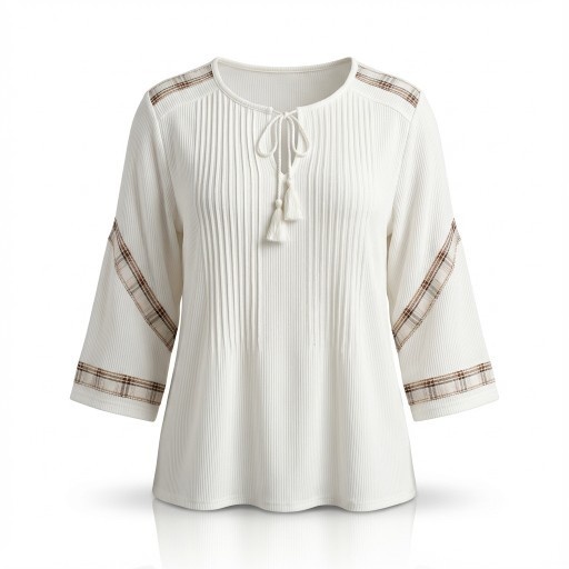 Modelo usando a roupa